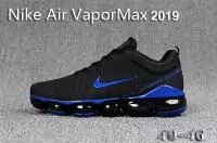 nike air vapormax 2019 flyknit moc 2 black blue